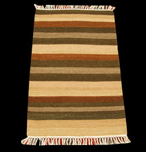 Lade das Bild in den Galerie-Viewer, Kilim indiano autentico moderno e originale, 90x60 cm
