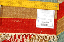 Lade das Bild in den Galerie-Viewer, Kilim indiano autentico moderno e originale, 90x60 cm
