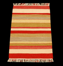 Lade das Bild in den Galerie-Viewer, Kilim indiano autentico moderno e originale, 90x60 cm
