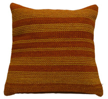 Carica l'immagine nel visualizzatore di Gallery, Autentico Cuscino Quadrato Kilim Fatto a Mano 40x40 CM
