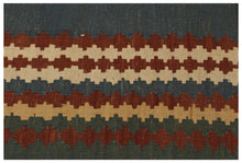 Carica l'immagine nel visualizzatore di Gallery, Kilim in lana autentico e originale, fatto a mano, 250x141 cm
