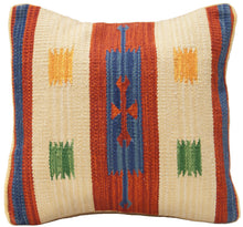 Load image into Gallery viewer, Autentico Cuscino Quadrato Kilim Fatto a Mano 60x60 CM
