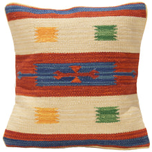 Load image into Gallery viewer, Autentico Cuscino Quadrato Kilim Fatto a Mano 60x60 CM
