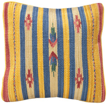 Load image into Gallery viewer, Autentico Cuscino Quadrato Kilim Fatto a Mano 60x60 CM
