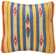 Load image into Gallery viewer, Autentico Cuscino Quadrato Kilim Fatto a Mano 60x60 CM
