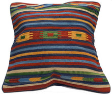 Load image into Gallery viewer, Autentico Cuscino Quadrato Kilim Fatto a Mano 60x60 CM
