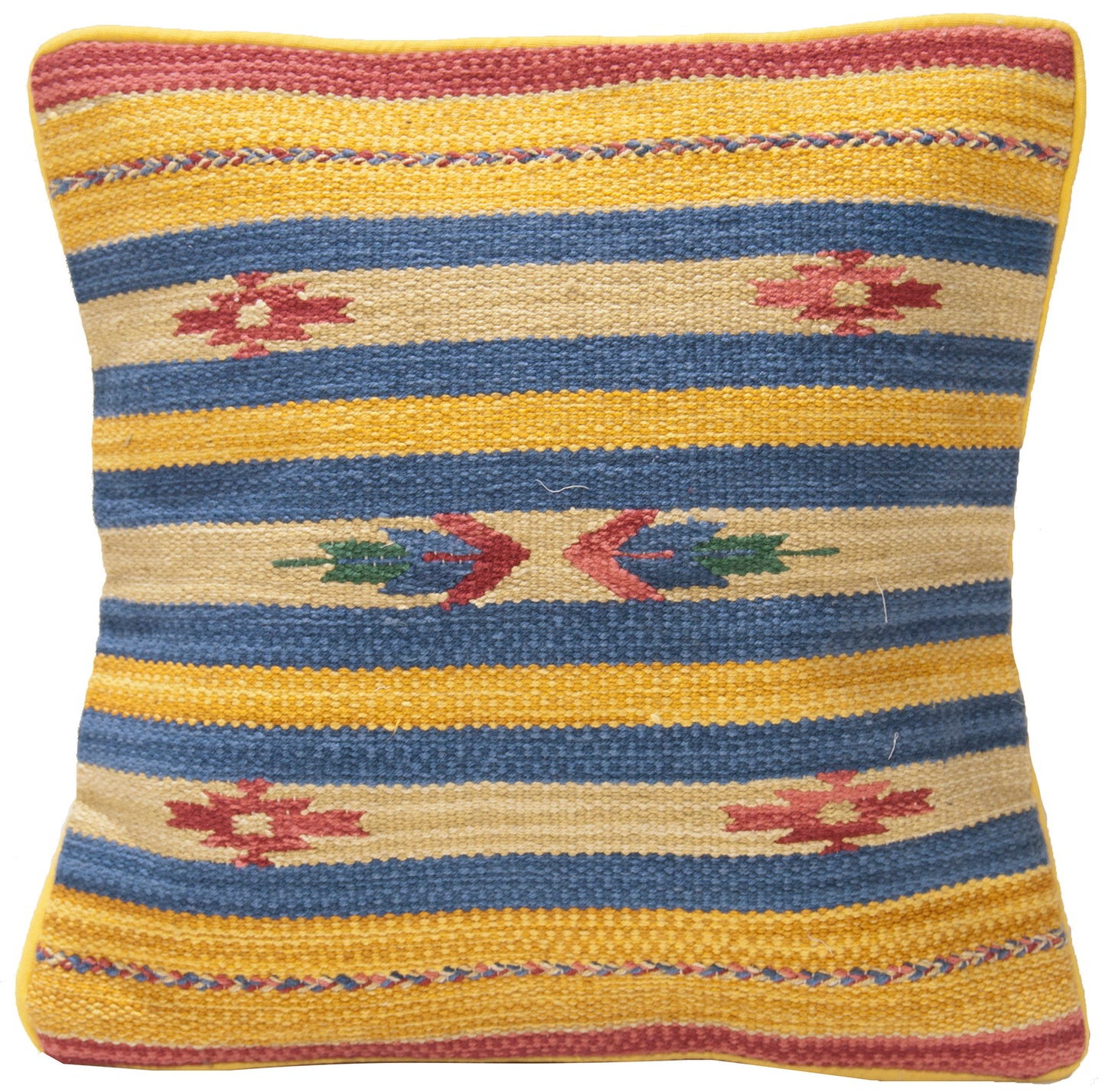 Autentico Cuscino Quadrato Kilim Fatto a Mano 60x60 CM