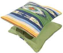 Load image into Gallery viewer, Autentico Cuscino Quadrato Kilim Fatto a Mano 60x60 CM
