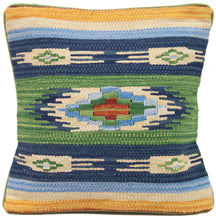 Carica l'immagine nel visualizzatore di Gallery, Autentico Cuscino Quadrato Kilim Fatto a Mano 60x60 CM
