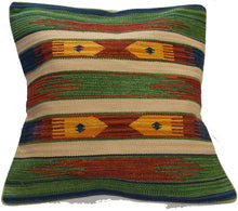 Load image into Gallery viewer, Autentico Cuscino Quadrato Kilim Fatto a Mano 60x60 CM
