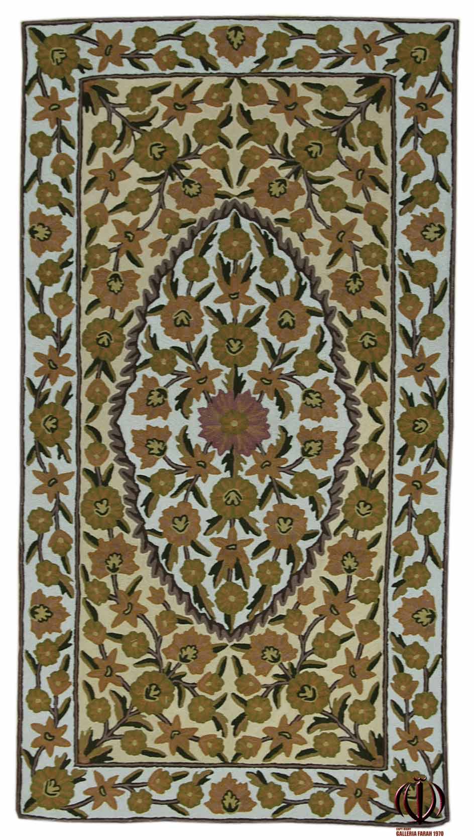 Kilim Indo Suzani Ghelem Alfombras Teppich Carpets 138x70 CM