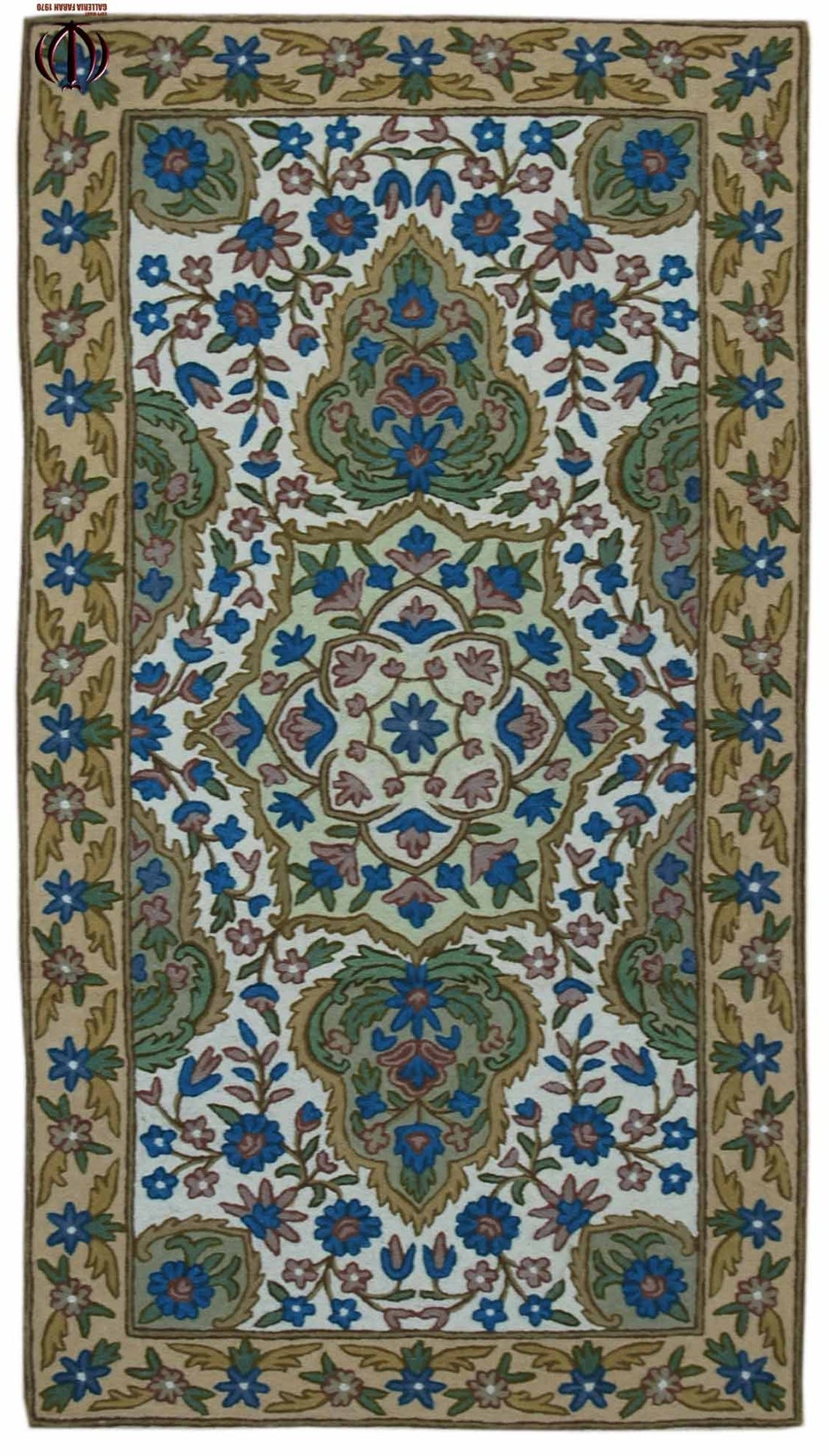 Kilim Indo Suzani Ghelem Alfombras Teppich Carpets 138x70 CM