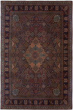 Carica l'immagine nel visualizzatore di Gallery, 490x330 CM tappeto antico Kashan Manchester e originale con certificato di perito
