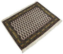 Load image into Gallery viewer, Authentic original hand knotted carpet 90x70 CM
