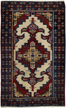 Carica l'immagine nel visualizzatore di Gallery, Authentic original hand knotted carpet 115x68196x68 CM
