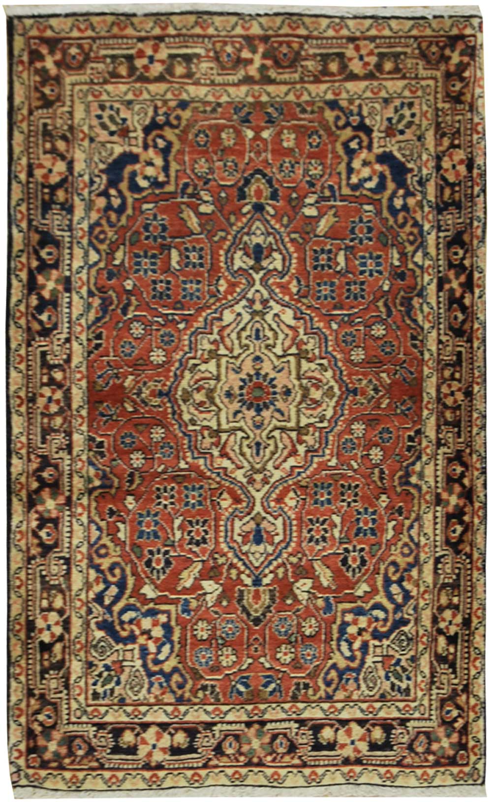 Tappeto Autentico Originale Annodato a Mano 95x60 cm Autentico