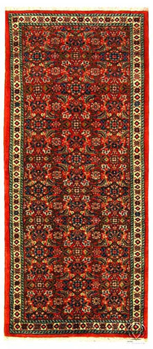 165x72 CM Tappeto Autentico Originale Annodato a Mano Con Certificato di Autent
