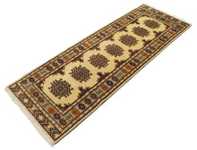 Load image into Gallery viewer, Authentic original hand knotted carpet 196x68 CM
