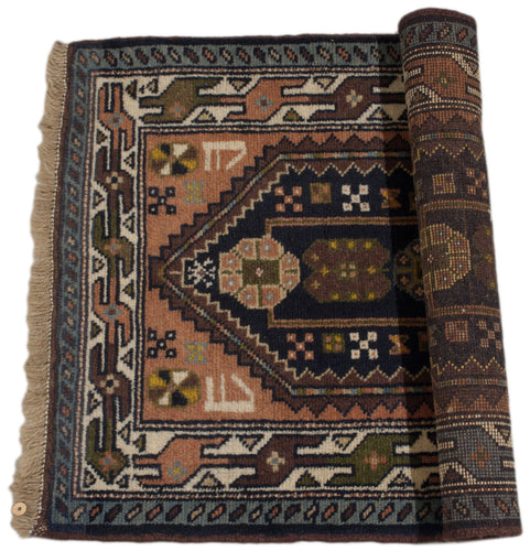 90x65 Cm  Carpet Guchan Pure Wool Hand Made