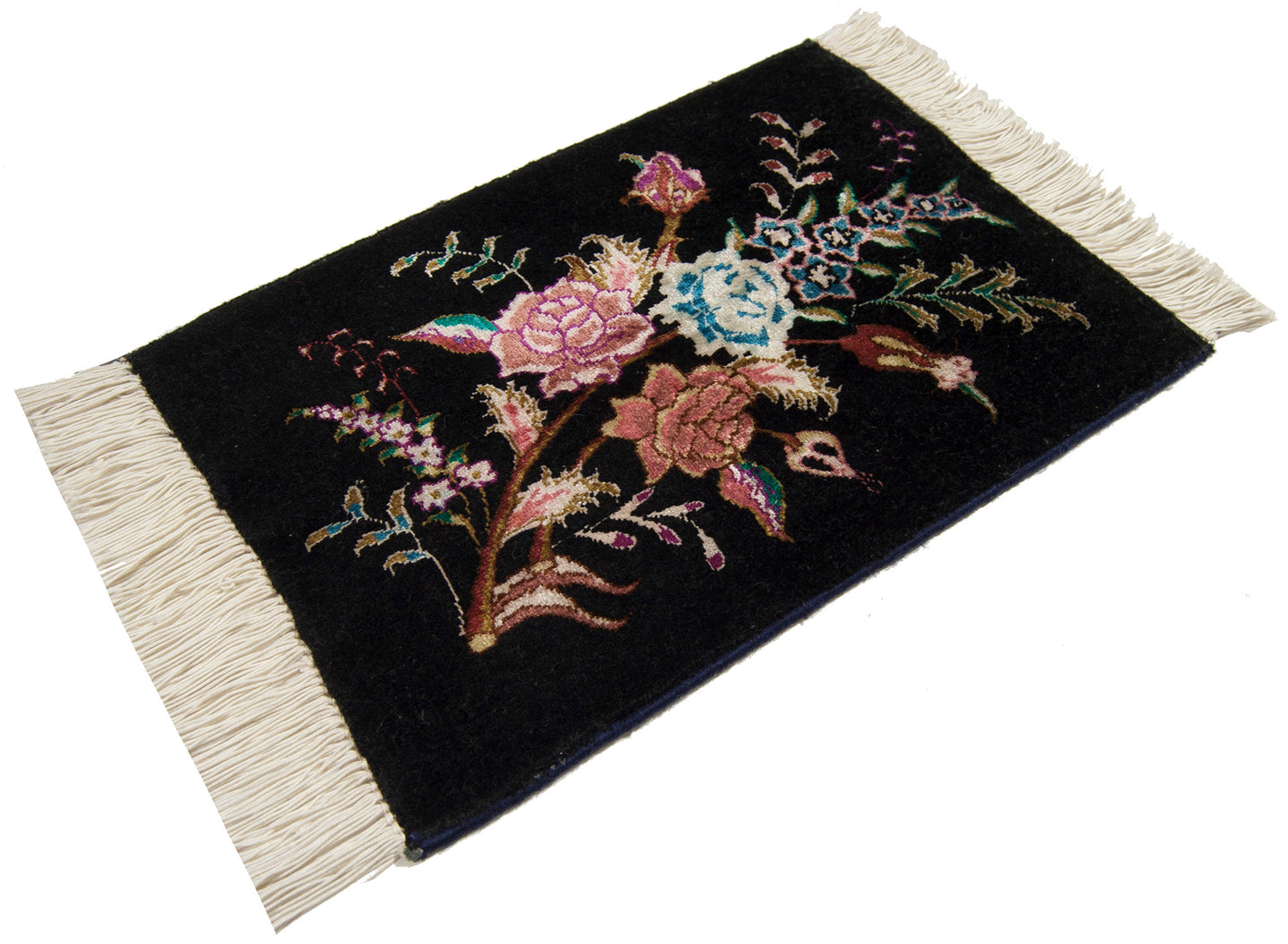 Tappeto Autentico Originale Annodato a Mano 38X28 CM 