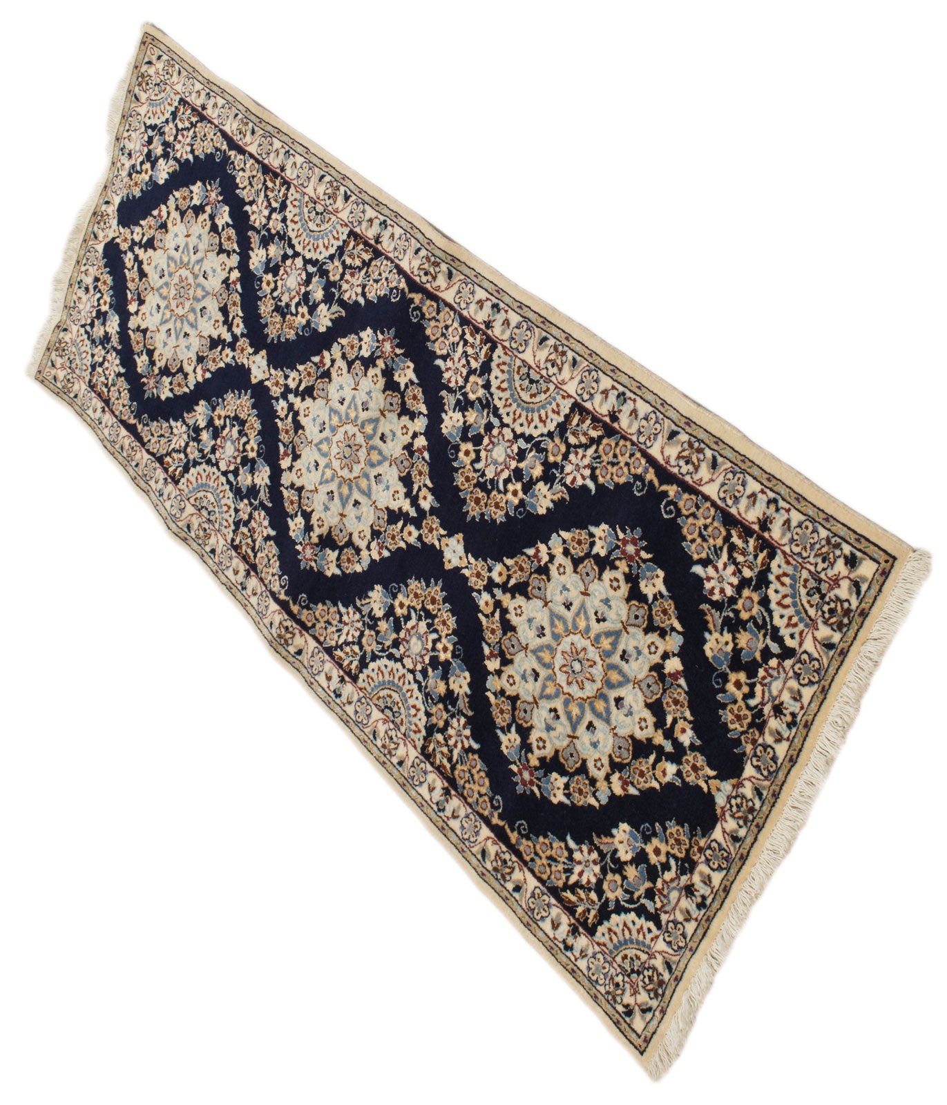 155x65 Cm Authentic Original Handgekn