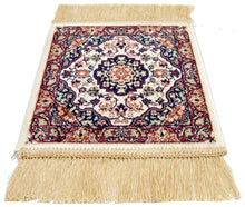 Load image into Gallery viewer, 35x35 CM Tappeto Moderno Soraya Viscosa  Nuovo Telaio Meccanico Finito a Mano
