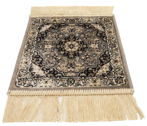 35x35 CM Tappeto Moderno Soraya Viscosa  Nuovo Telaio Meccanico Finito a Mano