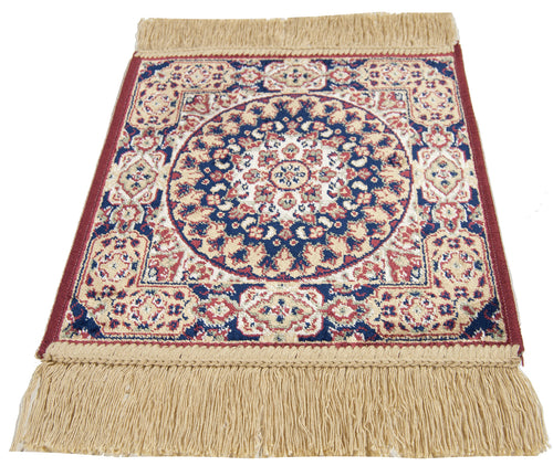 35x35 CM Tappeto Moderno Soraya Viscosa  Nuovo Telaio Meccanico Finito a Mano