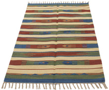 Carica l'immagine nel visualizzatore di Gallery, Kilim Autentico, Originale e Fatto a Mano Idea 140x70 CM
