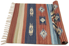Carica l'immagine nel visualizzatore di Gallery, Kilim Autentico, Originale e Fatto a Mano Idea 200x60 CM
