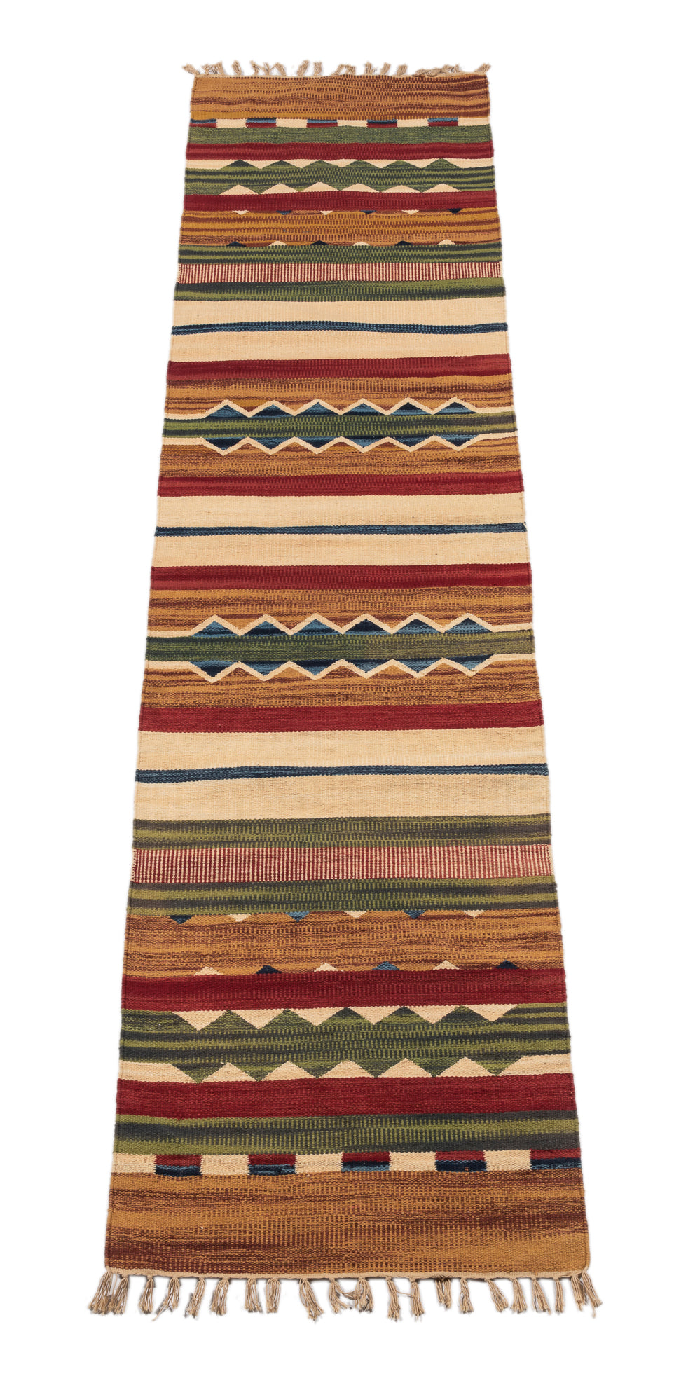 (Machine washable 30°) Kilim Original Authentic Hand Made 240x60 CM