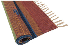 Lade das Bild in den Galerie-Viewer, 200x60 CM Kilim Autentico, Originale e Fatto a Mano Idea
