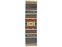 Carica l'immagine nel visualizzatore di Gallery, (Machine washable 30°) Kilim Original Authentic Hand Made 240x60 CM
