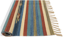Carica l'immagine nel visualizzatore di Gallery, Kilim Autentico, Originale e Fatto a Mano Ideale CM 280x60
