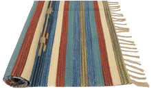 Carica l'immagine nel visualizzatore di Gallery, Kilim Autentico, Originale e Fatto a Mano Ideale CM 280x60
