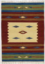 Lade das Bild in den Galerie-Viewer, 200x140 CM CM Autentik Kilim Kelem Original Hand Made Classic STYL - EASY TO CLEAN - DOUBLE FACE
