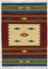 Lade das Bild in den Galerie-Viewer, 200x140 CM CM Autentik Kilim Kelem Original Hand Made Classic STYL - EASY TO CLEAN - DOUBLE FACE
