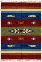 Lade das Bild in den Galerie-Viewer, 200x140 CM CM Autentik Kilim Kelem Original Hand Made Classic STYL - EASY TO CLEAN - DOUBLE FACE
