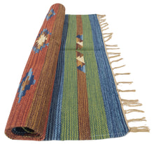 Load image into Gallery viewer, 90X60 CM Autentik Kilim Kelem Original Hand Made Classic STYL - EASY TO CLEAN - DOUBLE FACE
