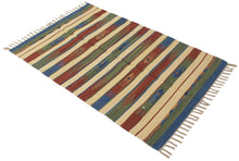 Carica l&#39;immagine nel visualizzatore di Gallery, 90X60 CM Autentik Kilim Kelem Original Hand Made Classic STYL - EASY TO CLEAN - DOUBLE FACE
