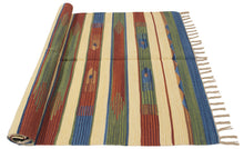 Carica l'immagine nel visualizzatore di Gallery, 90X60 CM Autentik Kilim Kelem Original Hand Made Classic STYL - EASY TO CLEAN - DOUBLE FACE
