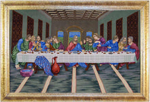 Carica l&#39;immagine nel visualizzatore di Gallery, 175x123 CM Tappeto Autentico Originale Annodato a Mano Ultima Cena
