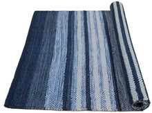 Load image into Gallery viewer, 100x60 CM Kilim Indiano Cotone Moderno Autentico Originale #Galleria farah1970
