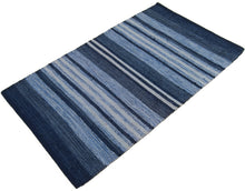 Load image into Gallery viewer, 100x60 CM Kilim Indiano Cotone Moderno Autentico Originale #Galleria farah1970
