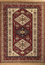 Lade das Bild in den Galerie-Viewer, Galleria Farah1970 - 230x160 CM TAPPETO Autentico, Originale e Fatto a Macchi
