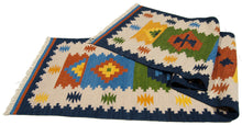 Carica l&#39;immagine nel visualizzatore di Gallery, 280x70 CM Autentik Original Kilim Hand Made Indian Wool+Cotton
