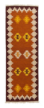 Load image into Gallery viewer, Kilim Jalal autentich handmade 280 x 70 cm
