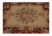 Load image into Gallery viewer, 153 x 92 CM Aubusson Mezzopunto Classico Floreale Francia Design
