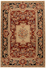 Load image into Gallery viewer, 153 x 92 CM Aubusson Mezzopunto Classico Floreale Francia Design
