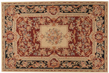 Load image into Gallery viewer, 153 x 92 CM Aubusson Mezzopunto Classico Floreale Francia Design
